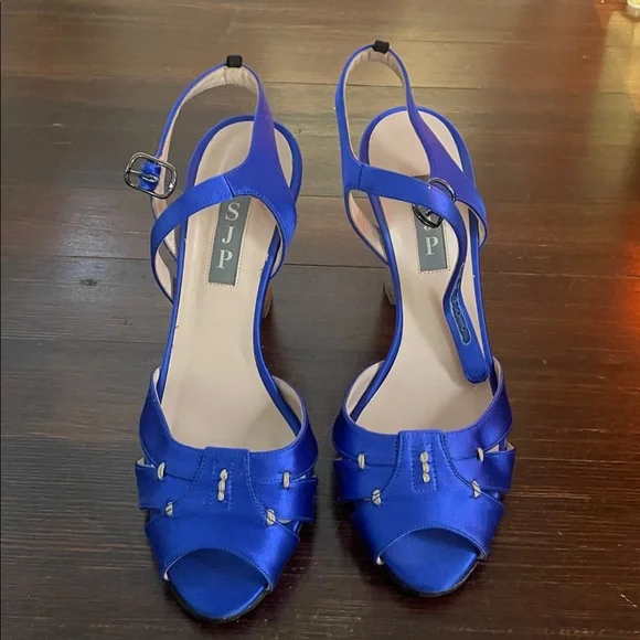 SJP by Sarah Jessica Parker Blue Sandals - Picture 2 of 10